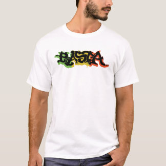 Graf Rasta Shirt mit Reggae-Farben und Schwarzem