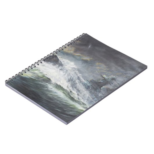 Graf Spee betritt den Indischen Ozean am 3. Notizblock (Linke Seite)