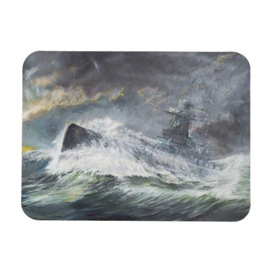 Graf Spee kommt am 3. November in den Indischen Oz Magnet (Horizontal)
