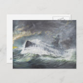 Graf Spee kommt am 3. November in den Indischen Oz Postkarte (Vorne/Hinten)