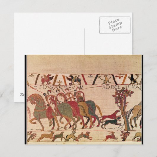 Graf Typ Ponthieu nimmt Harold, Postkarte (Vorne/Hinten)