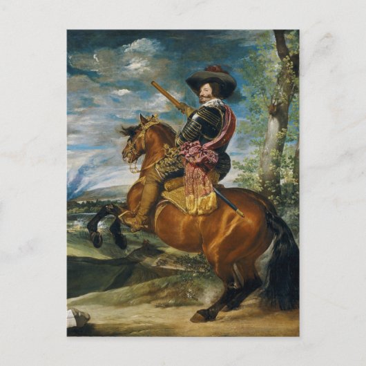 Graf von Olivares von Diego Velazquez 1634 Postkarte (Vorderseite)