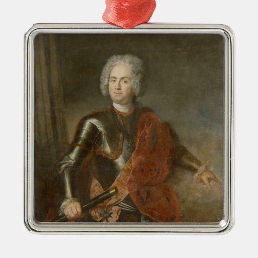 Graf von Schwerin Silbernes Ornament (Vorne)