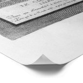 Graf von St. Germain, berühmter Alchemist, 1783 Poster (Ecke)