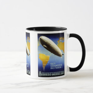 Graf Zeppelin Vintage Deutsche Reise Tasse