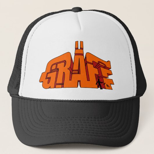 GRAFF DA BLOCKIEREN - Fernlastfahrer-Hut Truckerkappe (Vorderseite)