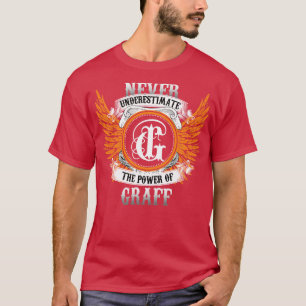 Graff Name Shirt nie unterschätzen den Power