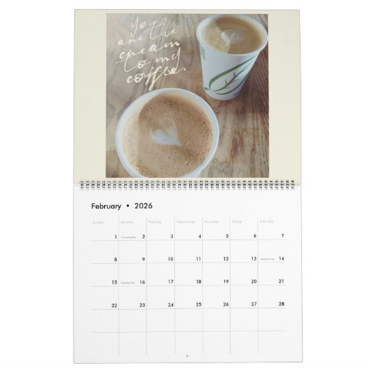 Graffi*tee Studios Coffee Lover's Dream Calendar Kalender (Feb 2026)