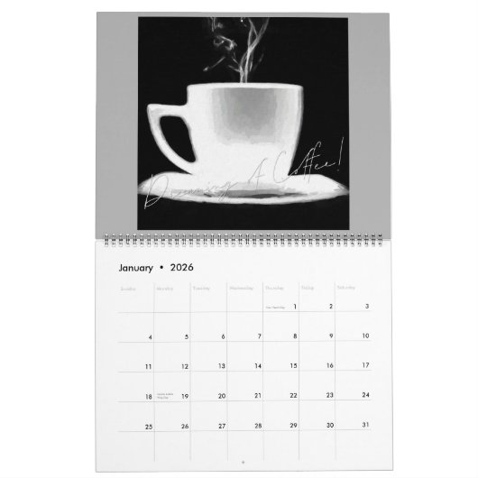 Graffi*tee Studios Coffee Lover's Dream Calendar Kalender (Jan 2026)