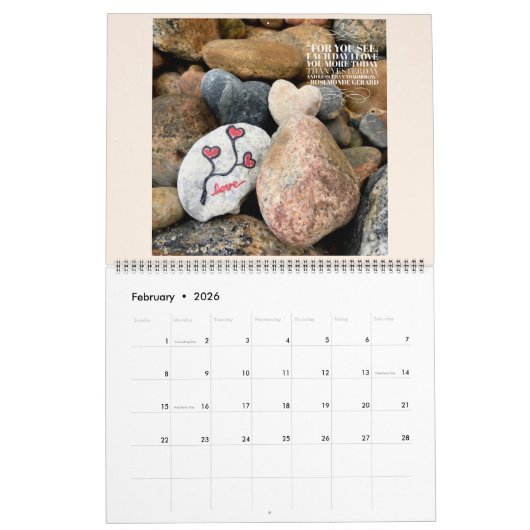 Graffi*tee Studios Liebe Rocks Calendar Kalender (Feb 2026)