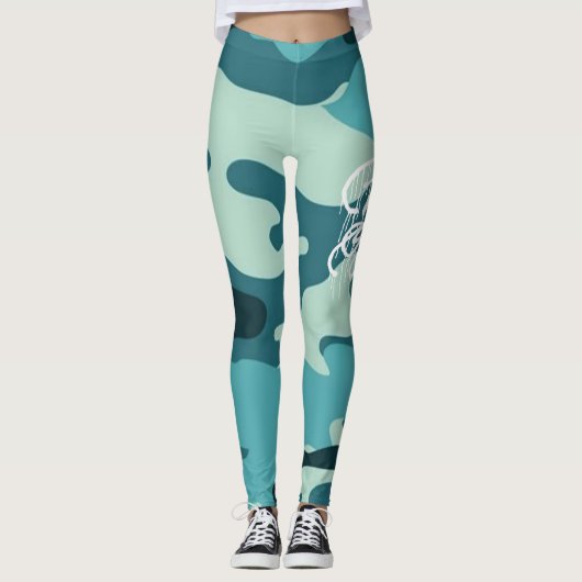 GRAFFIT DRIPPING PAINT LEGGINGS (Vorderseite)
