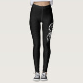 GRAFFIT DRIPPING PAINT LEGGINGS (Vorderseite)