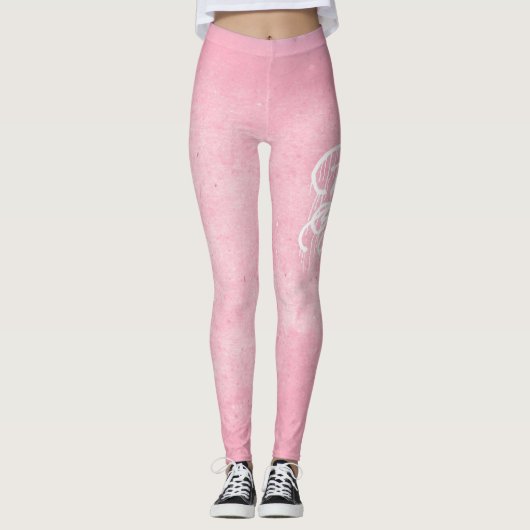 GRAFFIT DRIPPING PAINT LEGGINGS (Vorderseite)