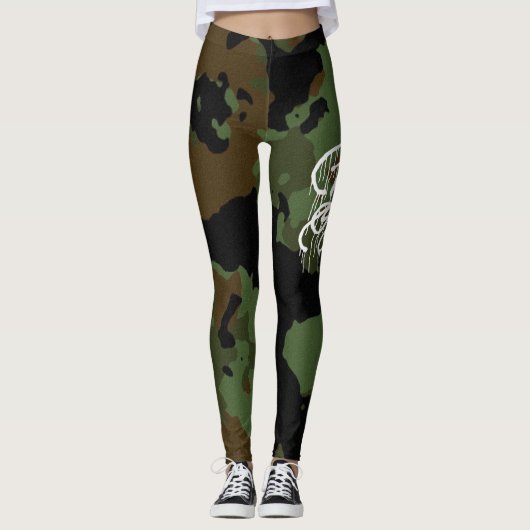 GRAFFIT DRIPPING PAINT LEGGINGS (Vorderseite)