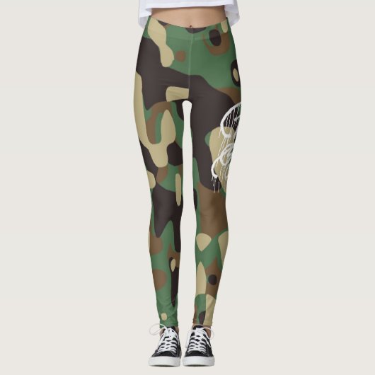 GRAFFIT DRIPPING PAINT LEGGINGS (Vorderseite)