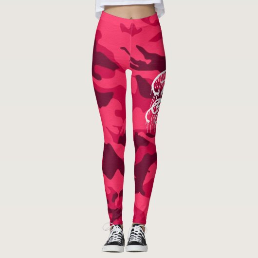 GRAFFIT DRIPPING PAINT LEGGINGS (Vorderseite)