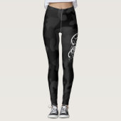 GRAFFIT DRIPPING PAINT LEGGINGS (Vorderseite)
