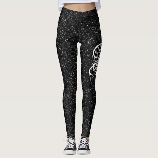 GRAFFIT DRIPPING PAINT LEGGINGS (Vorderseite)