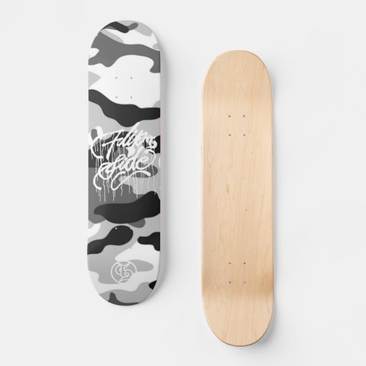 GRAFFIT DRIPPING PAINT SKATEBOARD (Vorderseite)