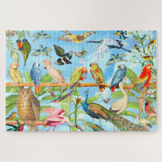 Graffitee Studios Feathered Friends Jigsaw Puzzle (Horizontal)