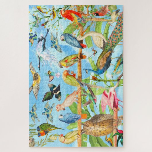 Graffitee Studios Feathered Friends Jigsaw Puzzle (Vertikal)