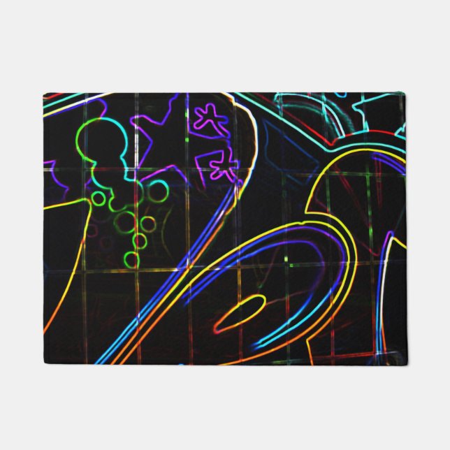 Graffiti 10 dmcna fußmatte (Vorderseite)