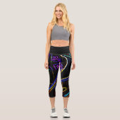 Graffiti 10 lecapcna capri leggings (Vorderseite)