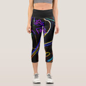Graffiti 10 lecapcnm capri leggings (Vorderseite)