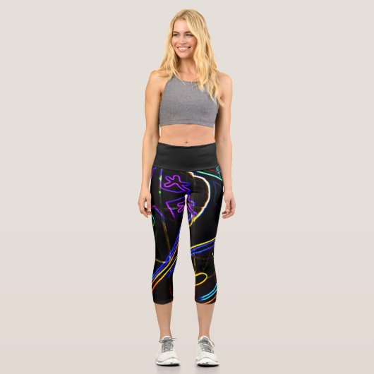 Graffiti 10 lecapcnm capri leggings (Vorderseite)