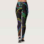 Graffiti 10 lecna leggings (Rückseite)