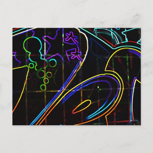 Graffiti 10 pcm postkarte (Vorderseite)