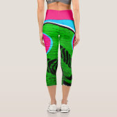 Graffiti 12 lecapa capri leggings (Rückseite)