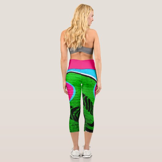 Graffiti 12 lecapcnm capri leggings (Rückseite)