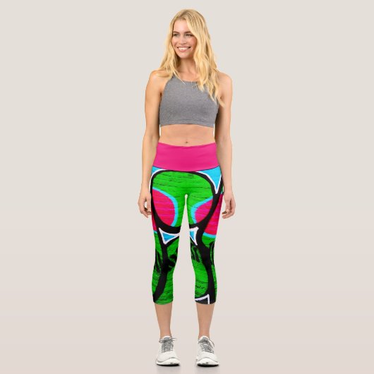 Graffiti 12 lecapcnm capri leggings (Vorderseite)