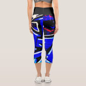 Graffiti 13 lecapcnm capri leggings (Rückseite)