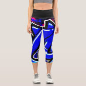 Graffiti 13 lecapcnm capri leggings (Vorderseite)