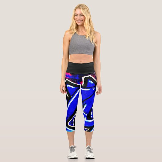 Graffiti 13 lecapcnm capri leggings (Vorderseite)