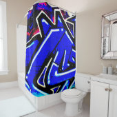 Graffiti 13 sccnm duschvorhang (Beispiel)