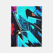 Graffiti 14 bm fleecedecke (Vorderseite)