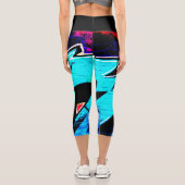 Graffiti 14 lecapcna capri leggings (Rückseite)