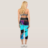 Graffiti 14 lecapcna capri leggings (Rückseite)