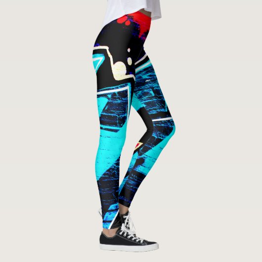 Graffiti 14 lecna leggings (Rechts)
