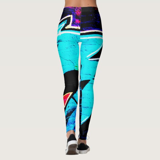 Graffiti 14 lecna leggings (Rückseite)