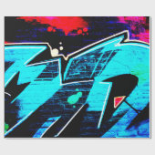 Graffiti 14 wpcna geschenkpapier (Flach)