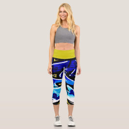 Graffiti 15 lecapcnm capri leggings