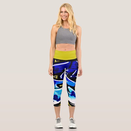 Graffiti 15 lecapcnm capri leggings (Vorderseite)