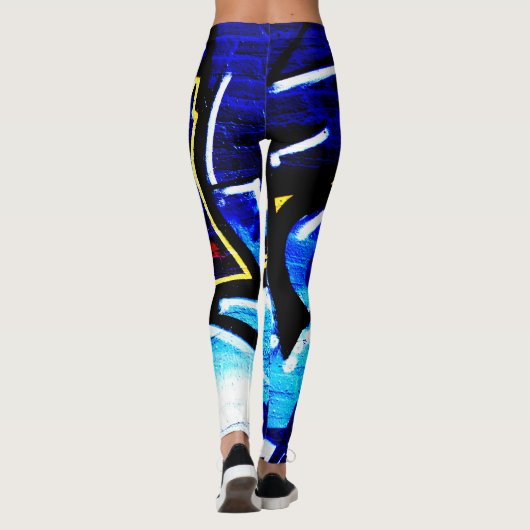 Graffiti 15 lecna leggings (Rückseite)