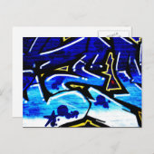 Graffiti 15 pccnm postkarte (Vorne/Hinten)