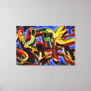 Graffiti 17 36x24 (90x60cm) Waccn Leinwanddruck