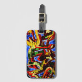 Graffiti 17 bc ltcna gepäckanhänger (Vorderseite Vertikal)